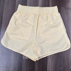 H&M Yellow Shorts
